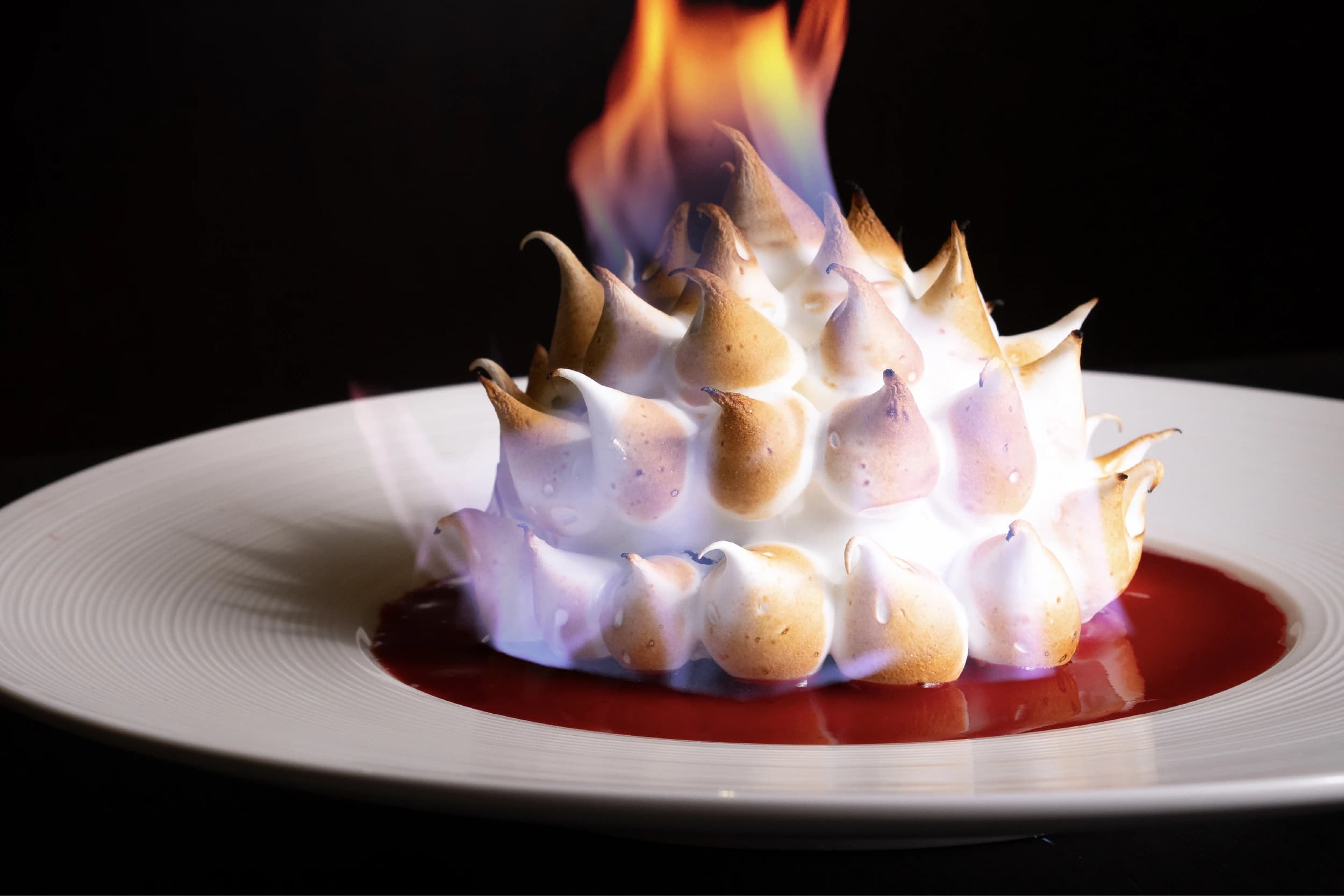 Baked Alaska at Angkasa Restaurant & Bar