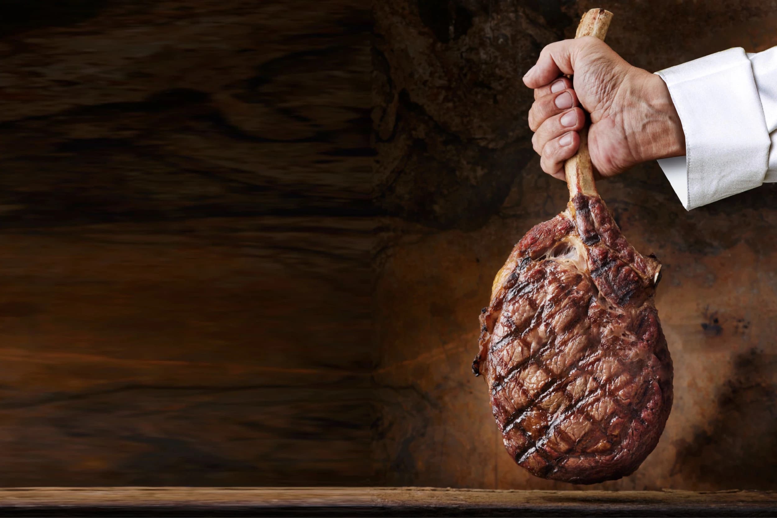Signature Tomahawk — Tajima Wagyu MB5 at Angkasa Restaurant & Bar