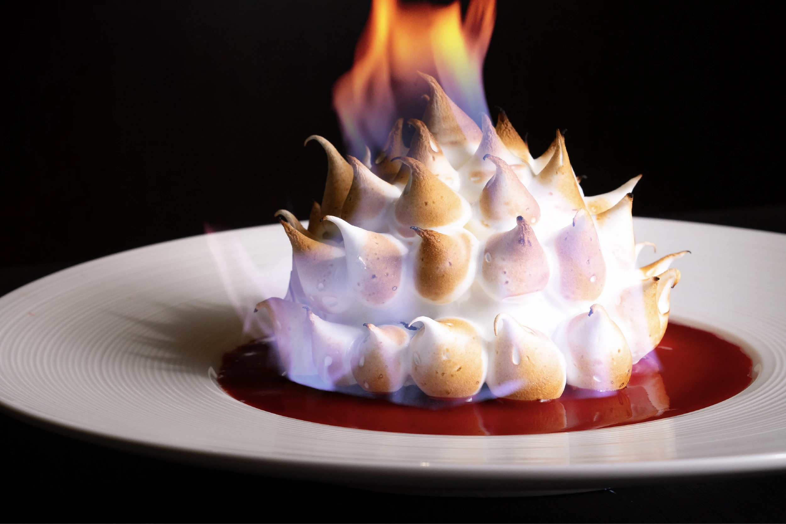 Baked Alaska at Angkasa Restaurant & Bar