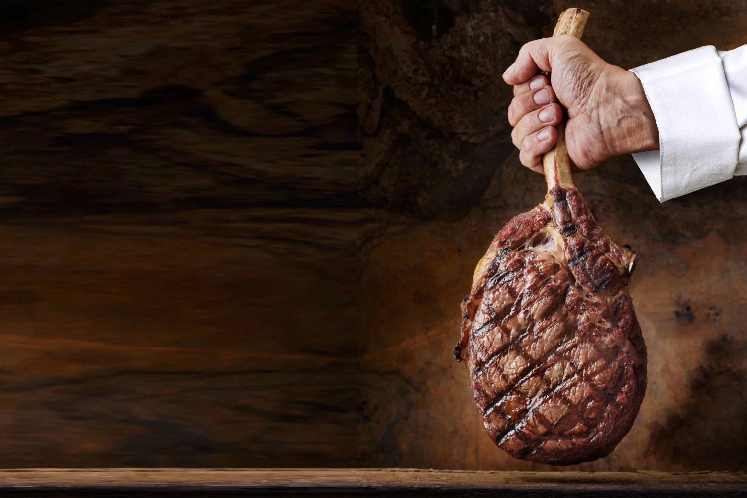 Signature Tomahawk — Tajima Wagyu MB5 at Angkasa Restaurant & Bar